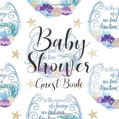 Baby Shower Guest Book: Whimsical Coral Under the Sea Theme - Gender Reveal Boy Girl Signing Sign In Guestbook, Welcome New Baby with Gift Log ... Prediction, Advice Wishes, Photo Milestones