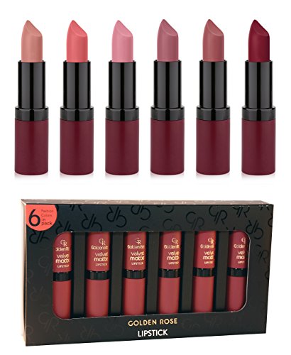 Golden Rose Matte Lipstick Set of 6