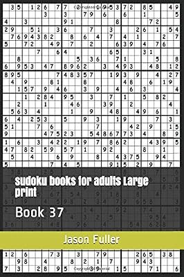 sudoku books for adults Large print: Book 37