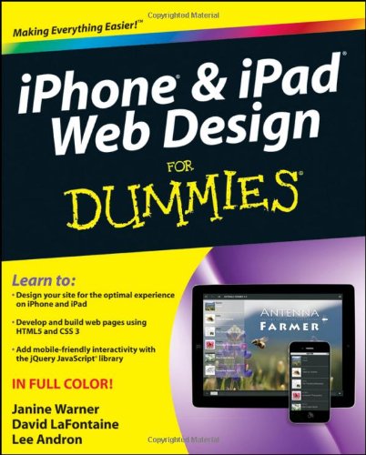 iPhone and iPad Web Design For Dummies by Janine Warner