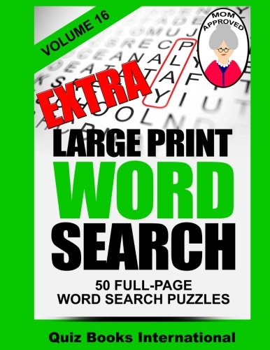Extra Large Print Word Search Volume 16