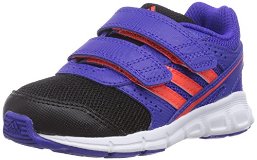 Adidas Hyperfast Cf - Zapatillas de deporte para bebé, color night flash/solar red/core black, talla 26