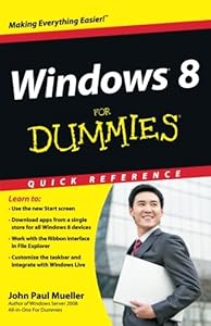 Windows 8 For Dummies Quick Reference