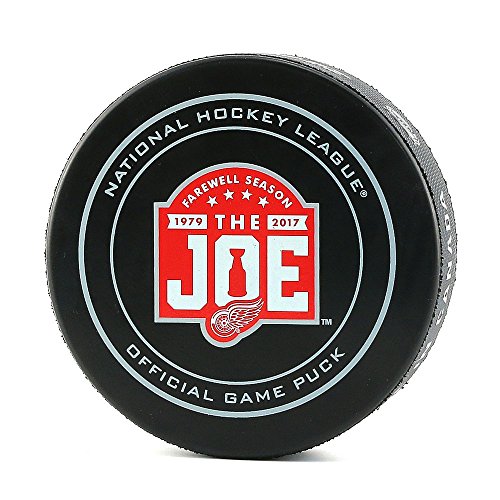 Detroit Red Wings Farewell Season Official Game Puck,
