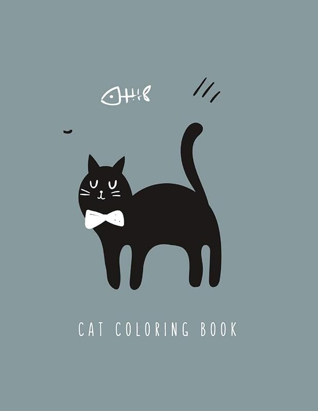 Cat Coloring Book: Cat Gifts for Toddlers, Kids ages 4-8, Girls Ages 8-12 or Adult Relaxation | Cute Stress Relief Animal Birthday Coloring Book Made in USA by Shayne Coloring Book