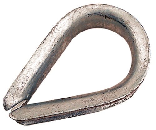 Algopix Similar Product 1 - 172005-1 Galv Wire Rope Thimble 3/16