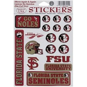 Seminoles Lady Vinyl Decal Car Wall Cornhole Florida State Seminoles ...