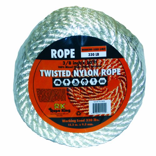 Algopix Similar Product 5 - Rope King TN3850 Twisted Nylon Rope