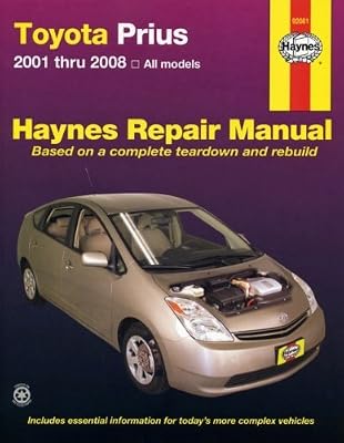 Toyota Prius, '01-'08 (Hayne's Automotive Repair Manual)