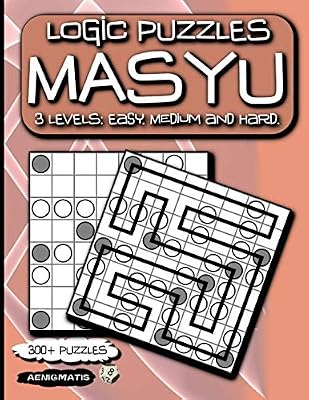 Logic Puzzles Masyu: 3 Levels: Easy, Medium and Hard.