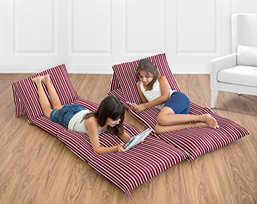 Algopix Similar Product 3 - Sweet Jojo Designs Red and White Stripe