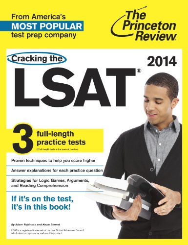 Cracking the LSAT with 3 Practice Tests, 2014 Edition (Graduate School Test Preparation) by Princeton Review