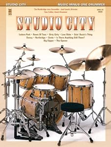 Music Minus One Jazz Drummer: Studio City (Sheet Music and CD Accompaniment)