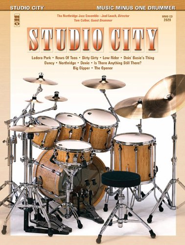 Music Minus One Jazz Drummer: Studio City (Sheet Music and CD Accompaniment) by Anonymous