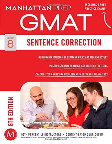 GMAT Sentence Correction by Manhattan Prep