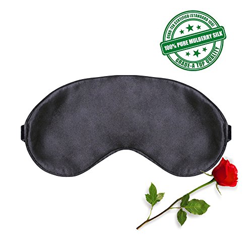SilkSlip Natrual Soft Silk Eye Mask for Sleeping,Relaxation Sleep