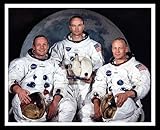 NASA Neil Armstrong, Buzz Aldrin , Michael Collins Apollo 11 Portrait 8x10 Photo
