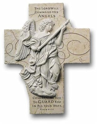 Renaissance Angel Resin Cross