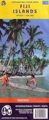 Fiji Travel Reference Map: 1:525,000