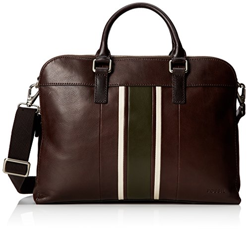 Fossil 化石 Mercer Leather Top Zip Workbag 男款公文包
