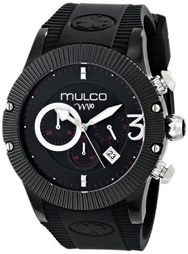 MULCO Unisex MW5-2828-025 Analog Display Japanese Quartz Black Watch