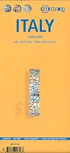 Laminated Italy Road Map by Borch (English Edition) by Borch