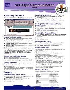 Netscape Communicator 4.7 Quick Source Reference Guide