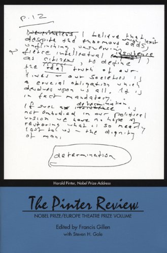 The Pinter Review: 2005-2008 by Harold Pinter