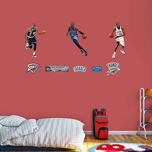 Fathead NBA Oklahoma City Thunder Kevin Durant Hero Pack Wall Decal