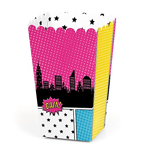 Algopix Similar Product 14 - Big Dot of Happiness Bam Girl Superhero