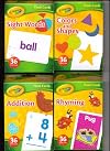 Crayola Addition, Colors & Shapes, Rhyming, & Sight Words Flash Cards 4-Pack