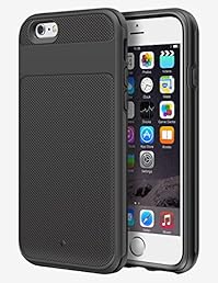 iPhone 6S Case, CoolV - | Hybrid Armor | Dual-Layer | Rugged PC + TPU | Premium Slim Shock-Proof Protective Case Ultimate TPU Bumper + [Scratch Resistant] For Apple iPhone 6S/6 (Black)
