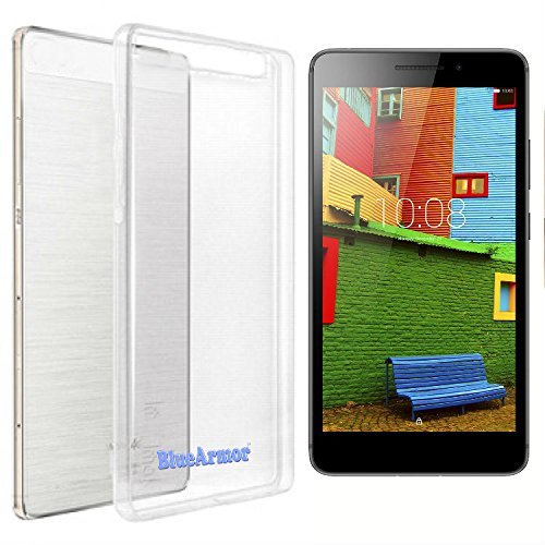 BlueArmor Soft Silicone Back Cover Case for Lenovo PHAB Plus PB1-770M - Transparent