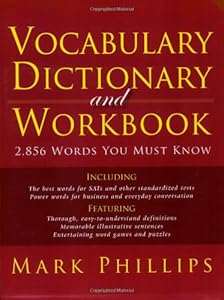 Vocabulary Dictionary and Workbook: 2,856 Words You Must Know