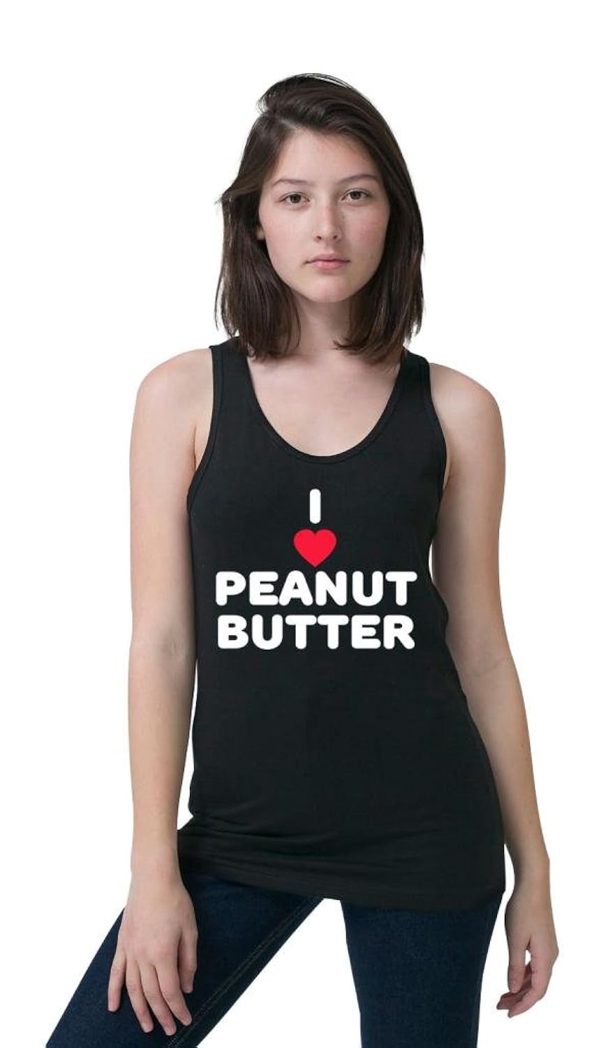 

Kim Fit Fab Women's I Love Peanut Butter Tank Top