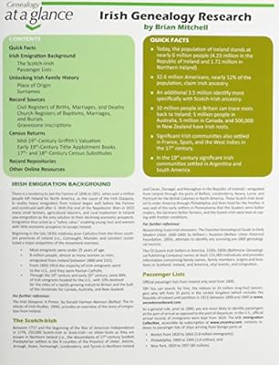 Genealogy at a Glance: Irish Genealogy Research