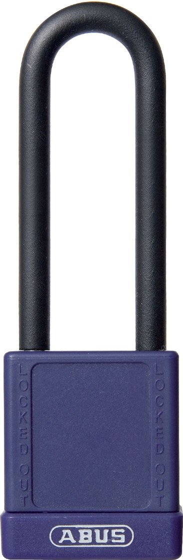 

ABUS 74HB/40-75 MK Loto Non-Conductive 3-Inch Shackle, Purple