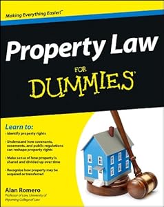 Property Law For Dummies by Alan R. Romero