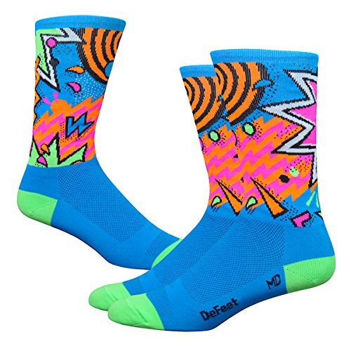DeFeet AirEator 6in Shazam Cycling/Running Socks - AIRTSHAZ