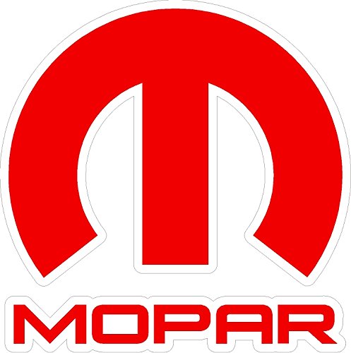 MOPAR red & white sticker decal