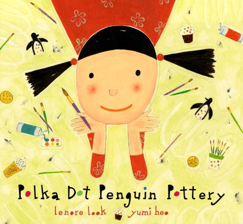 Polka Dot Penguin Pottery by Lenore Look