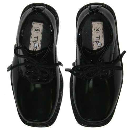 

Tip Top, Black Patent Dress Oxford Shoes