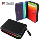 mywalit カーフ レザー 2つ折り ウォレット 財布 マイウォリット/マイウォレット ブラックペース　MY2264