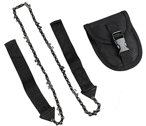 SHINA Survival Chain Saw For Camping Kit Garden Hand Tool Bushcraft Pocket Gear
