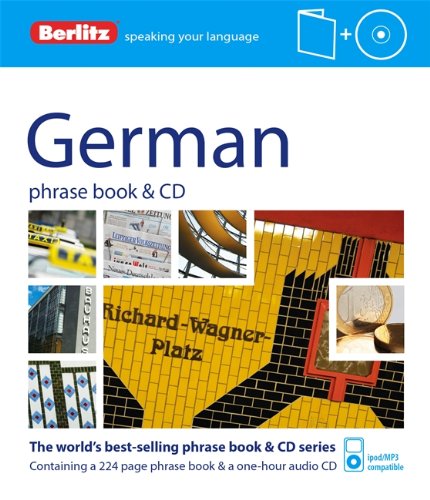 Berlitz German Phrase Book and CD (Phrase Book & CD) by Berlitz Publishing