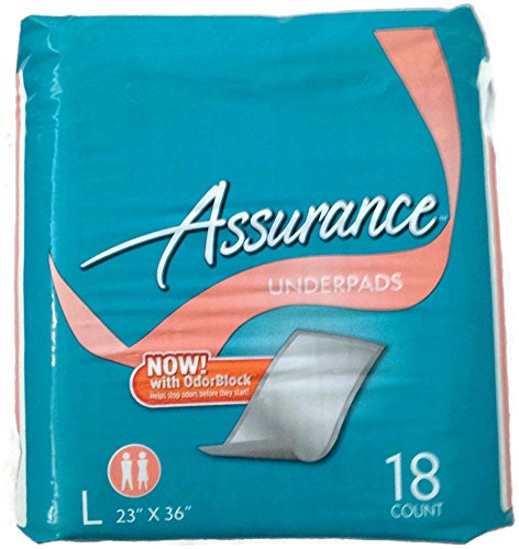 Assurance Underpads with OdorBlock (tm) Large 23
