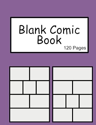Blank Comic Book Create Your Own Comics Templates