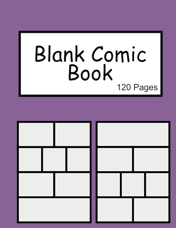 Blank Comic Book Create Your Own Comics Templates by Sheila Rousseau