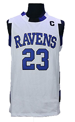 Basketball Jersey RAVENS Basketball Jersey One Tree Hill Jersey #23 Nathan Scott jersey QIUYI-004-1 white S