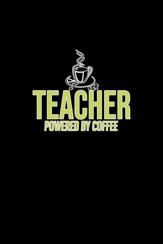 Teacher powered by coffee: 110 Game Sheets -Tic-Tac-Toe Blank Games| 6 x 9 in | 15.24 x 22.86 cm | Single Player | Funny Great Gift by Till Wiek